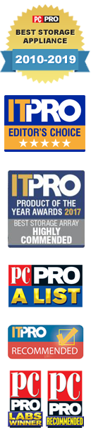 PC PRO A-list award, IT PRO product of the year and Editors Choice award.